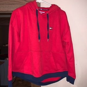 Tommy Sport Red Flag Hoodie